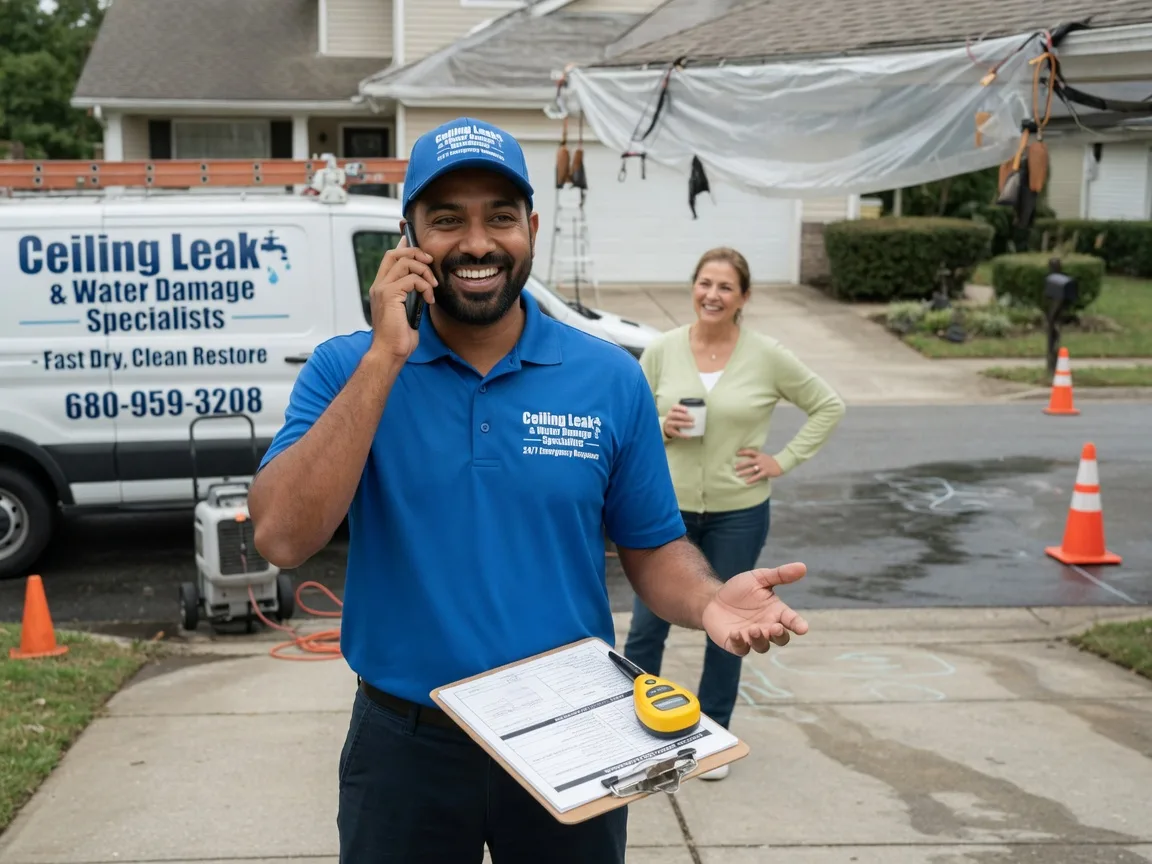 Ceiling Leak Cleanup Pleasanton, KS FAQs